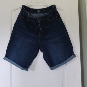 St. Johns Bay Denim Bermuda Distressed Jean Shorts
